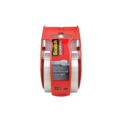TAPE, SHIPPING AND STRAPPING, Reinforced, w / Dispenser, 2" x 10yds, 1.5" Core TAPE, SHIPPING AND STRAPPING, Reinforced, w / Dispenser, 2" x 10yds, 1.5" Core