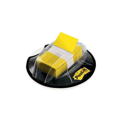 POST-IT NOTES, Page Flag Markers in Desk Grip Dispenser, 1