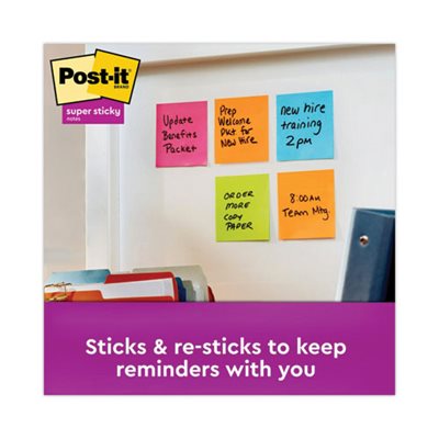 POST-IT NOTES, Pop-up REFILL, 3" x 3", Rio de Janeiro, 90-Sheet, 10 / Pack