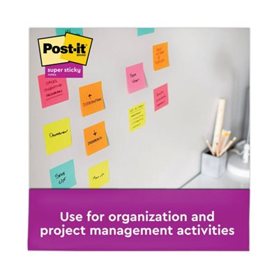 POST-IT NOTES, Pop-up REFILL, 3" x 3", Rio de Janeiro, 90-Sheet, 10 / Pack
