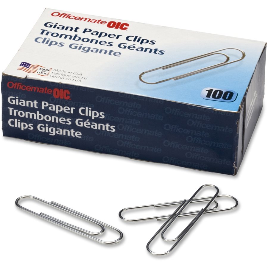Clip paper gem jumbo 100 box 10 box pack