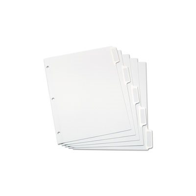 DIVIDERS, LABEL, Customizable, Self-Stick, 5-Tab, Letter, White, 5 Sets DIVIDERS, LABEL, Customizable, Self-Stick, 5-Tab, Letter, White, 5 Sets