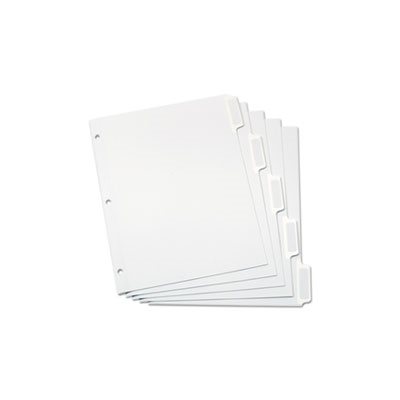 DIVIDERS, LABEL, CUSTOMIZABLE, Self-Stick, 5-Tab, Letter, White, 25 Sets DIVIDERS, LABEL, CUSTOMIZABLE, Self-Stick, 5-Tab, Letter, White, 25 Sets