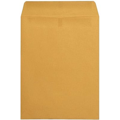 Redi Seal Catalog Envelope, 9 1 / 2 x 12 1 / 2, Brown Kraft, 250 / Box