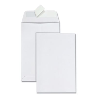 Redi Strip Catalog Envelope, #55, 6 x 9, White, 100 / Box