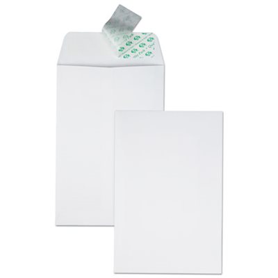 Redi Strip Catalog Envelope, #55, 6 x 9, White, 100 / Box