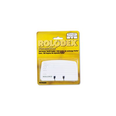 Petite Refill Cards, 2 1 / 4 x 4, 100 Cards / Pack Petite Refill Cards, 2 1 / 4 x 4, 100 Cards / Pack