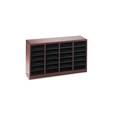 Wood / Fiberboard E-Z Stor Sorter, 24 Sections, 40 x 11 3 / 4 x 23, Mahogany Wood / Fiberboard E-Z Stor Sorter, 24 Sections, 40 x 11 3 / 4 x 23, Mahogany