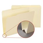 Heavyweight File Folders, 1 / 3 Tab, 1 1 / 2 Inch Expansion Letter, Manila, 50 / Box