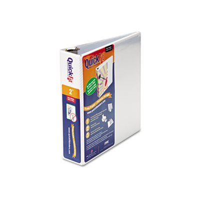 BINDER, QUICKFIT RR, 2", WHITE BINDER, QUICKFIT RR, 2", WHITE