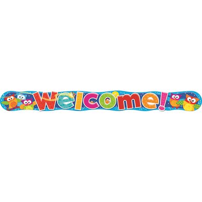 BANNER WELCOME OWL STARS QUOTABLE 10 FT HORIZONTAL BANNER WELCOME OWL STARS QUOTABLE 10 FT HORIZONTAL