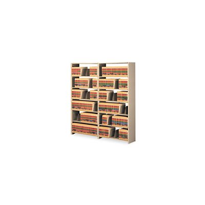 Snap-Together Steel Seven-Shelf Closed Starter Set, 36w x 12d x 88h, Sand Snap-Together Steel Seven-Shelf Closed Starter Set, 36w x 12d x 88h, Sand