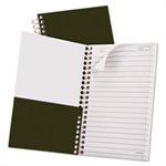 Gold Fibre Personal Notebook, College / Medium, 7 x 5, Classic Green, 100 Sheets