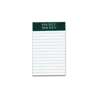 TOPS 63900 - Docket Ruled Perforated Pads, Legal/Wide, 5 X 8, Canary, 50 Sheets, Dozen - View #2