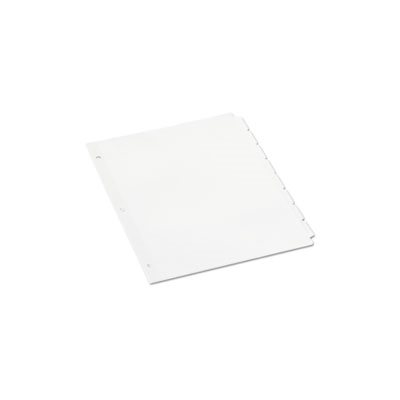 Economy Tab Dividers, 8-Tab, Letter, White, 24 Sets / Box Economy Tab Dividers, 8-Tab, Letter, White, 24 Sets / Box