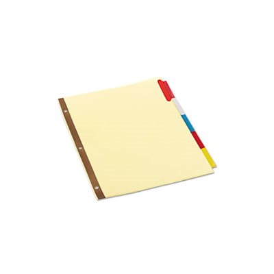 Extended Insert Indexes, Assorted Color 5-Tab, Letter, Buff, 24 Sets / Box Extended Insert Indexes, Assorted Color 5-Tab, Letter, Buff, 24 Sets / Box