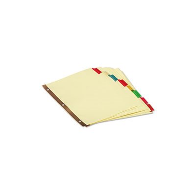 Extended Insert Indexes, Assorted Color 8-Tab, Letter, Buff, 24 Sets / Box Extended Insert Indexes, Assorted Color 8-Tab, Letter, Buff, 24 Sets / Box