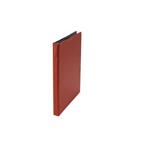 Economy Non-View Round Ring Binder, 1 / 2" Capacity, Red