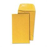 Kraft Coin Envelope, #3, 2 1 / 2 x 4 1 / 4, Light Brown, 500 / Box