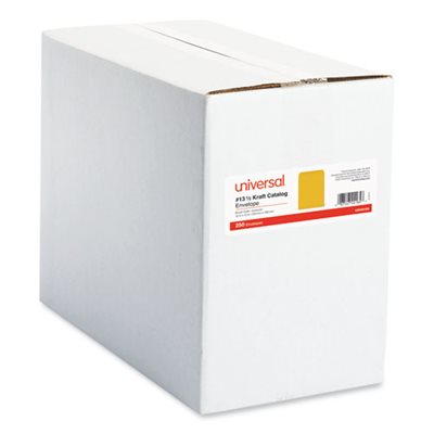Catalog Envelope, Center Seam, 10 x 13, Brown Kraft, 250 / Box