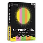 Color Paper - "Neon" Assortment, 24lb, 8 1 / 2 x 11, 5 Colors, 500 Sheets