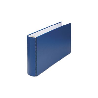 Casebound Round Ring Binder, 2" Cap, 11 x 17, Blue Casebound Round Ring Binder, 2" Cap, 11 x 17, Blue