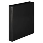 Basic D-Ring View Binder, 1" Cap, Black