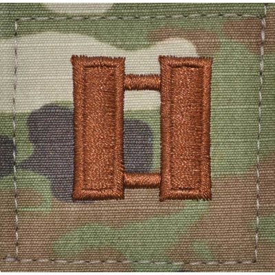 RANK, CAPT W / VELCRO ACU